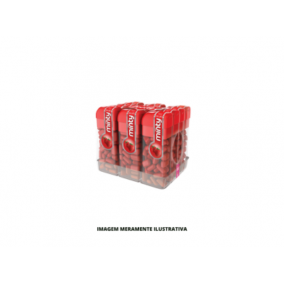PASTILHA MINI MINTY MORANGO DOCILE 1X12X14G